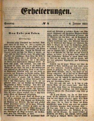 Erheiterungen (Aschaffenburger Zeitung) Sonntag 6. Januar 1850