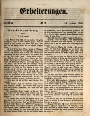 Erheiterungen (Aschaffenburger Zeitung) Dienstag 15. Januar 1850