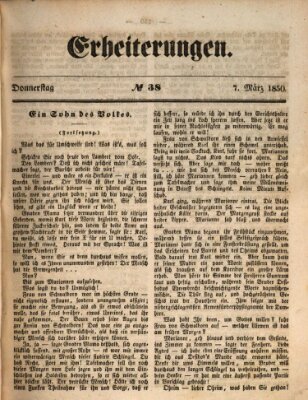 Erheiterungen (Aschaffenburger Zeitung) Donnerstag 7. März 1850