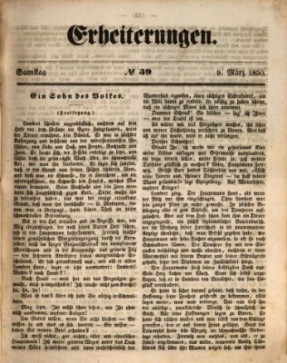 Erheiterungen (Aschaffenburger Zeitung) Samstag 9. März 1850