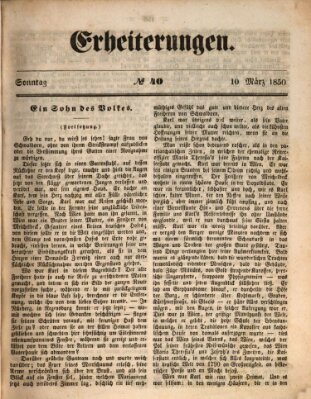 Erheiterungen (Aschaffenburger Zeitung) Sonntag 10. März 1850