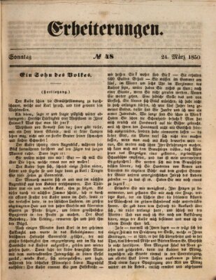 Erheiterungen (Aschaffenburger Zeitung) Sonntag 24. März 1850