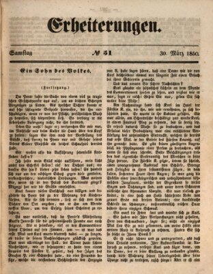 Erheiterungen (Aschaffenburger Zeitung) Samstag 30. März 1850