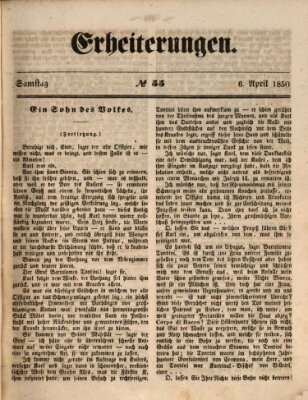 Erheiterungen (Aschaffenburger Zeitung) Samstag 6. April 1850