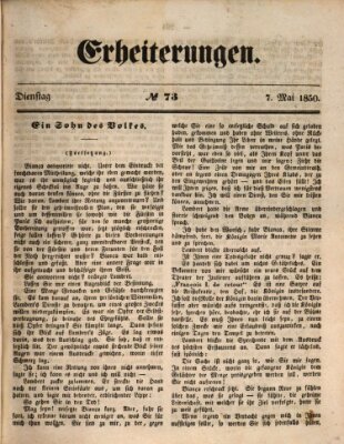 Erheiterungen (Aschaffenburger Zeitung) Dienstag 7. Mai 1850