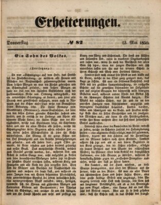 Erheiterungen (Aschaffenburger Zeitung) Donnerstag 23. Mai 1850