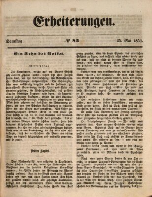 Erheiterungen (Aschaffenburger Zeitung) Samstag 25. Mai 1850