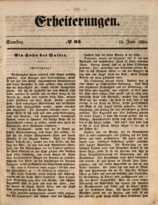 Erheiterungen (Aschaffenburger Zeitung) Samstag 15. Juni 1850