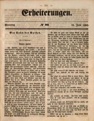 Erheiterungen (Aschaffenburger Zeitung) Sonntag 16. Juni 1850