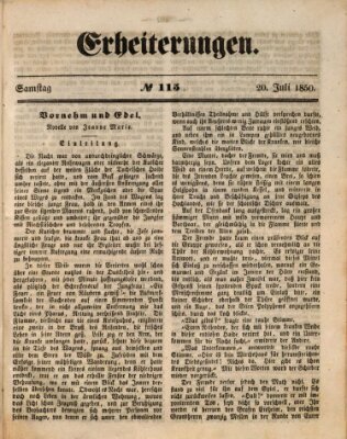 Erheiterungen (Aschaffenburger Zeitung) Samstag 20. Juli 1850