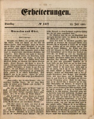 Erheiterungen (Aschaffenburger Zeitung) Dienstag 23. Juli 1850