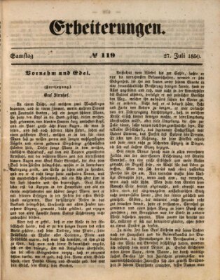 Erheiterungen (Aschaffenburger Zeitung) Samstag 27. Juli 1850