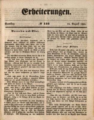 Erheiterungen (Aschaffenburger Zeitung) Samstag 24. August 1850