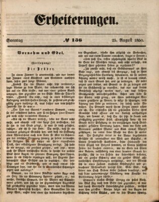 Erheiterungen (Aschaffenburger Zeitung) Sonntag 25. August 1850