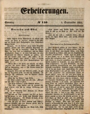 Erheiterungen (Aschaffenburger Zeitung) Sonntag 1. September 1850