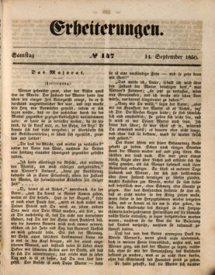 Erheiterungen (Aschaffenburger Zeitung) Samstag 14. September 1850