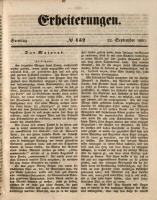 Erheiterungen (Aschaffenburger Zeitung) Sonntag 22. September 1850