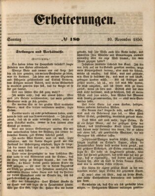 Erheiterungen (Aschaffenburger Zeitung) Sonntag 10. November 1850