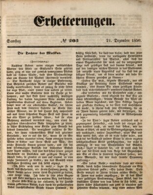 Erheiterungen (Aschaffenburger Zeitung) Samstag 21. Dezember 1850