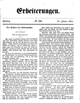 Erheiterungen (Aschaffenburger Zeitung) Samstag 25. Januar 1851