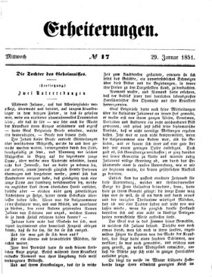 Erheiterungen (Aschaffenburger Zeitung) Mittwoch 29. Januar 1851