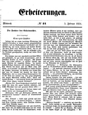 Erheiterungen (Aschaffenburger Zeitung) Mittwoch 5. Februar 1851