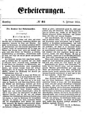 Erheiterungen (Aschaffenburger Zeitung) Samstag 8. Februar 1851