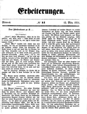 Erheiterungen (Aschaffenburger Zeitung) Mittwoch 12. März 1851