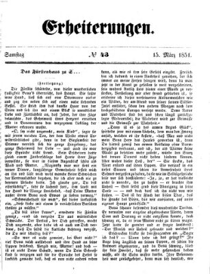 Erheiterungen (Aschaffenburger Zeitung) Samstag 15. März 1851