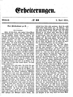 Erheiterungen (Aschaffenburger Zeitung) Mittwoch 2. April 1851