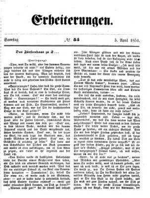 Erheiterungen (Aschaffenburger Zeitung) Samstag 5. April 1851