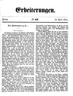 Erheiterungen (Aschaffenburger Zeitung) Freitag 18. April 1851