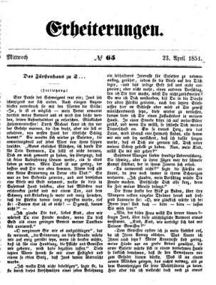 Erheiterungen (Aschaffenburger Zeitung) Mittwoch 23. April 1851