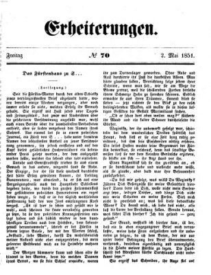 Erheiterungen (Aschaffenburger Zeitung) Freitag 2. Mai 1851