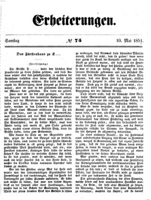 Erheiterungen (Aschaffenburger Zeitung) Samstag 10. Mai 1851