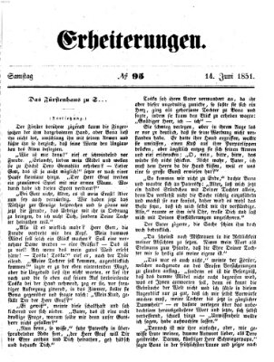 Erheiterungen (Aschaffenburger Zeitung) Samstag 14. Juni 1851