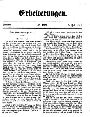 Erheiterungen (Aschaffenburger Zeitung) Samstag 5. Juli 1851