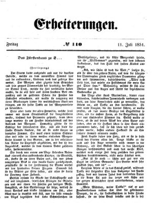 Erheiterungen (Aschaffenburger Zeitung) Freitag 11. Juli 1851
