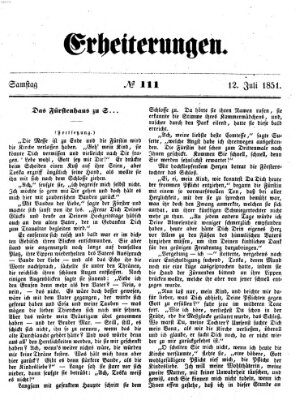 Erheiterungen (Aschaffenburger Zeitung) Samstag 12. Juli 1851