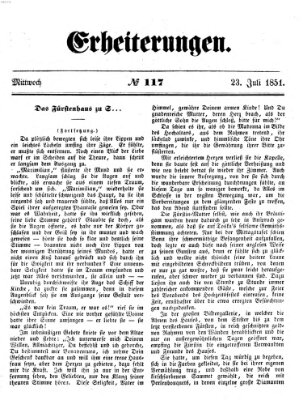 Erheiterungen (Aschaffenburger Zeitung) Mittwoch 23. Juli 1851