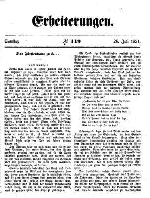 Erheiterungen (Aschaffenburger Zeitung) Samstag 26. Juli 1851