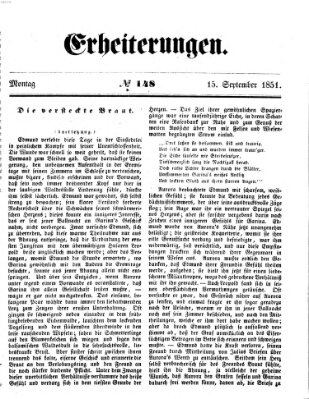 Erheiterungen (Aschaffenburger Zeitung) Montag 15. September 1851