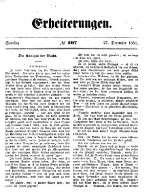 Erheiterungen (Aschaffenburger Zeitung) Samstag 27. Dezember 1851