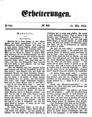 Erheiterungen (Aschaffenburger Zeitung) Freitag 21. Mai 1852