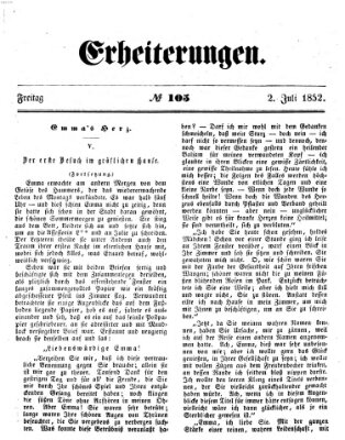 Erheiterungen (Aschaffenburger Zeitung) Freitag 2. Juli 1852