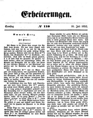 Erheiterungen (Aschaffenburger Zeitung) Samstag 10. Juli 1852