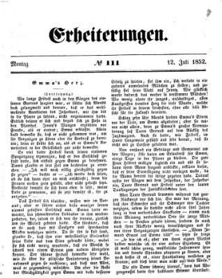 Erheiterungen (Aschaffenburger Zeitung) Montag 12. Juli 1852