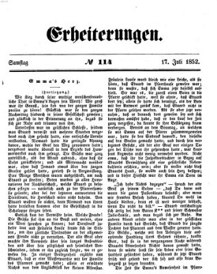 Erheiterungen (Aschaffenburger Zeitung) Samstag 17. Juli 1852