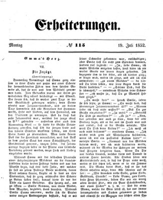 Erheiterungen (Aschaffenburger Zeitung) Montag 19. Juli 1852