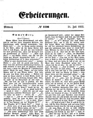 Erheiterungen (Aschaffenburger Zeitung) Mittwoch 21. Juli 1852